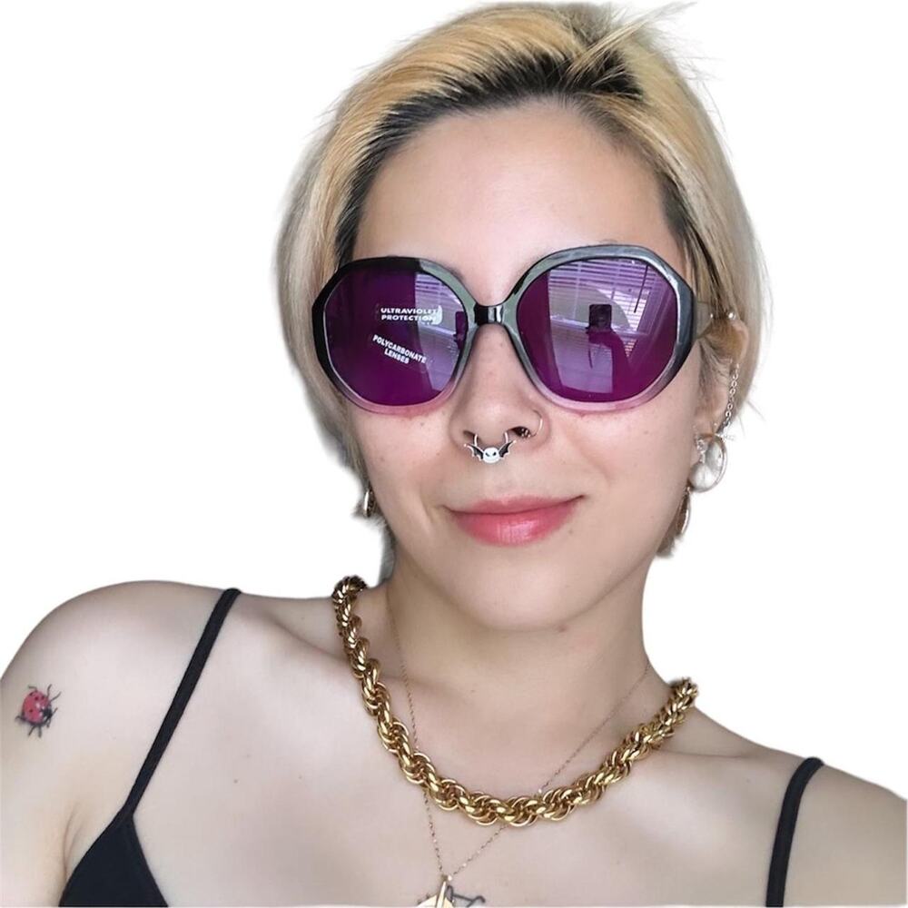 The Hexagon Haze Sunglasses